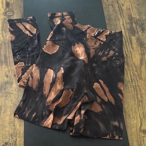 Aerie Black and Brown Leggings